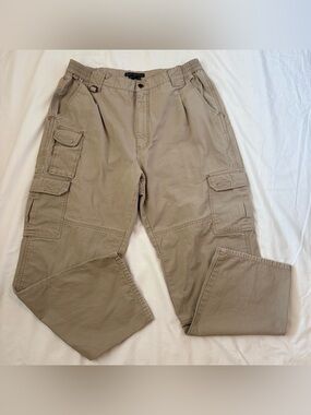 Royal Robbins 5.11 Tactical Pants Khaki Cotton Canvas 36x30 Vintage